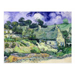 Thatched cottages at Cordeville Postcard