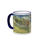 Thatched Cottages by Vincent van Gogh mugs