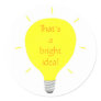 That's a bright idea, Light bulb Affirm stickers