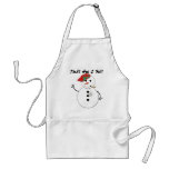 That's How I Roll Snowman Apron