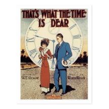 That's What The Time Is Dear Songbook Cover Post Card