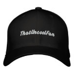 ThatUncoolSinger's "REPRESENT!" Fan Hat embroidered hats