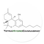 THC Weed Sticker