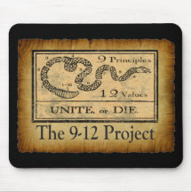 the912project.com unite or die mouse pad