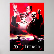 The 3 Terrors - Stalin, Mao and Lenin Posters