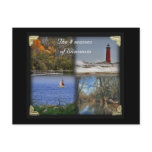 The 4 seasons of Wisconsin Post Cards