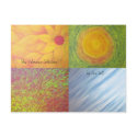 'The 4 Seasons" Postcard