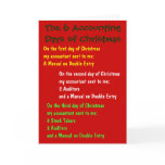 The 6 Accounting Days of Christmas cards