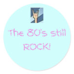 The 80's still ROCK! stickers