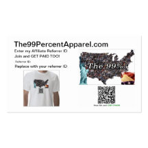 The 99% GET PAID business card