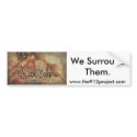 The 9-12 Project and "We Surround Them" bumper stickers