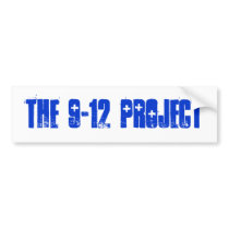 THE 9-12 PROJECT BUMPER STICKERS