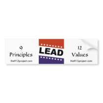 The 9-12 Project Bumper Sticker