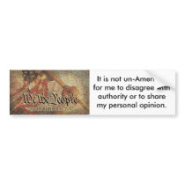 The 9-12 Project Mosaic and the 9 Principles Bumper Sticker