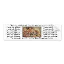The 9-12 Project Mosaic and "We Surround Them" Bumper Sticker