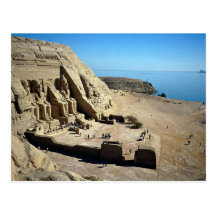 The Abu Simbel Temples, Egypt Desert Post Card
