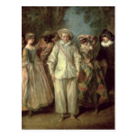 The Actors of the Commedia dell'Arte Postcard