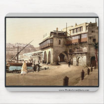 The admiralty, Algiers, Algeria vintage Photochrom Mouse Mat