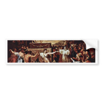 The Adoration Of The Golden Calf By Poussin Nicola Bumper Sticker
