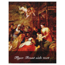 The Adoration Of The Magi, Adoration Of The Magi Flyer Design