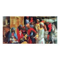 The Adoration Of The Magi By Foppa Vincenzo Photo Card Template