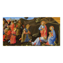 The Adoration of the Magi by Zanobi Strozzi Picture Card