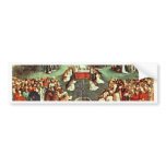 The Adoration Of The Mystical Lamb By Eyck Hubert bumper stickers