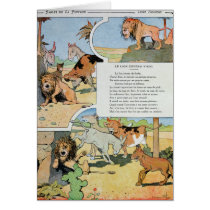 The Ageing Lion, from the Fables Cards
