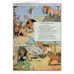 The Ageing Lion, from the Fables cards