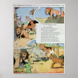The Ageing Lion, from the Fables posters