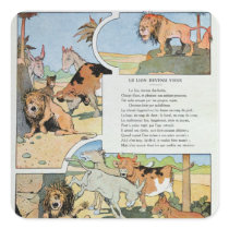 The Ageing Lion, from the Fables Stickers