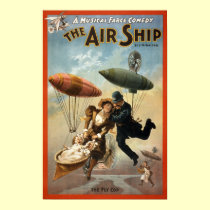 The Air Ship - The Fly Cop posters