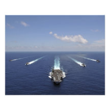 The aircraft carrier USS Abraham Lincoln 2 Art Photo