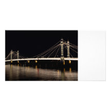 The Albert Bridge London Photo Card