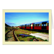 THE ALDERNEY TRAIN GREETING CARDS