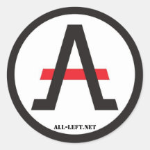 The ALLiance of the Libertarian Left of stickers