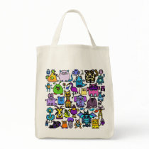 "the alphabet book" - Grocery Tote Bags