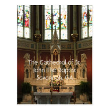 The Altar of The Cathedral of St. John The Baptist Post Cards
