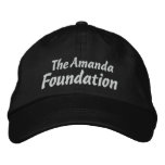 The Amanda Foundation Embroidered Cap embroidered hats