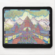 The Amazing Pyramid MazeScape Mouse Pads