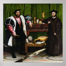 The Ambassadors by Hans Holbein the Younger Print