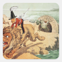 The American view of the Channel Tunnel Scare, Stickers