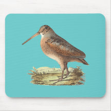 The American Woodcock	(Rusticola minor) Mouse Pads