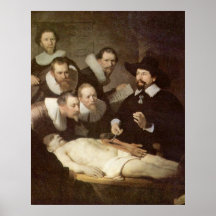 The Anatomy Lesson by Rembrandt van Rijn Poster
