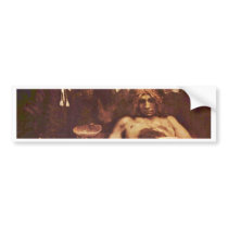 The Anatomy Lesson Of Dr. Joan Deyman. By Rembrand Bumper Sticker
