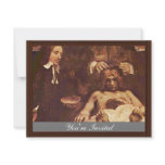 The Anatomy Lesson Of Dr. Joan Deyman. By Rembrand invitations