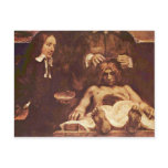 The Anatomy Lesson Of Dr. Joan Deyman. By Rembrand postcards