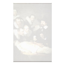 The Anatomy Lesson Of Dr. Nicolaes Tulp. Custom Stationery