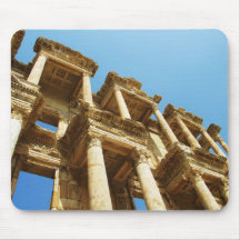 The Ancient Library of Celsus in Ephesus - photo Mouse Mat