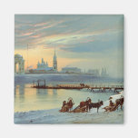 The Angara Embankment in Irkutsk, 1886 Refrigerator Magnets